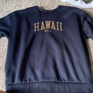 navy blue sweatshirt